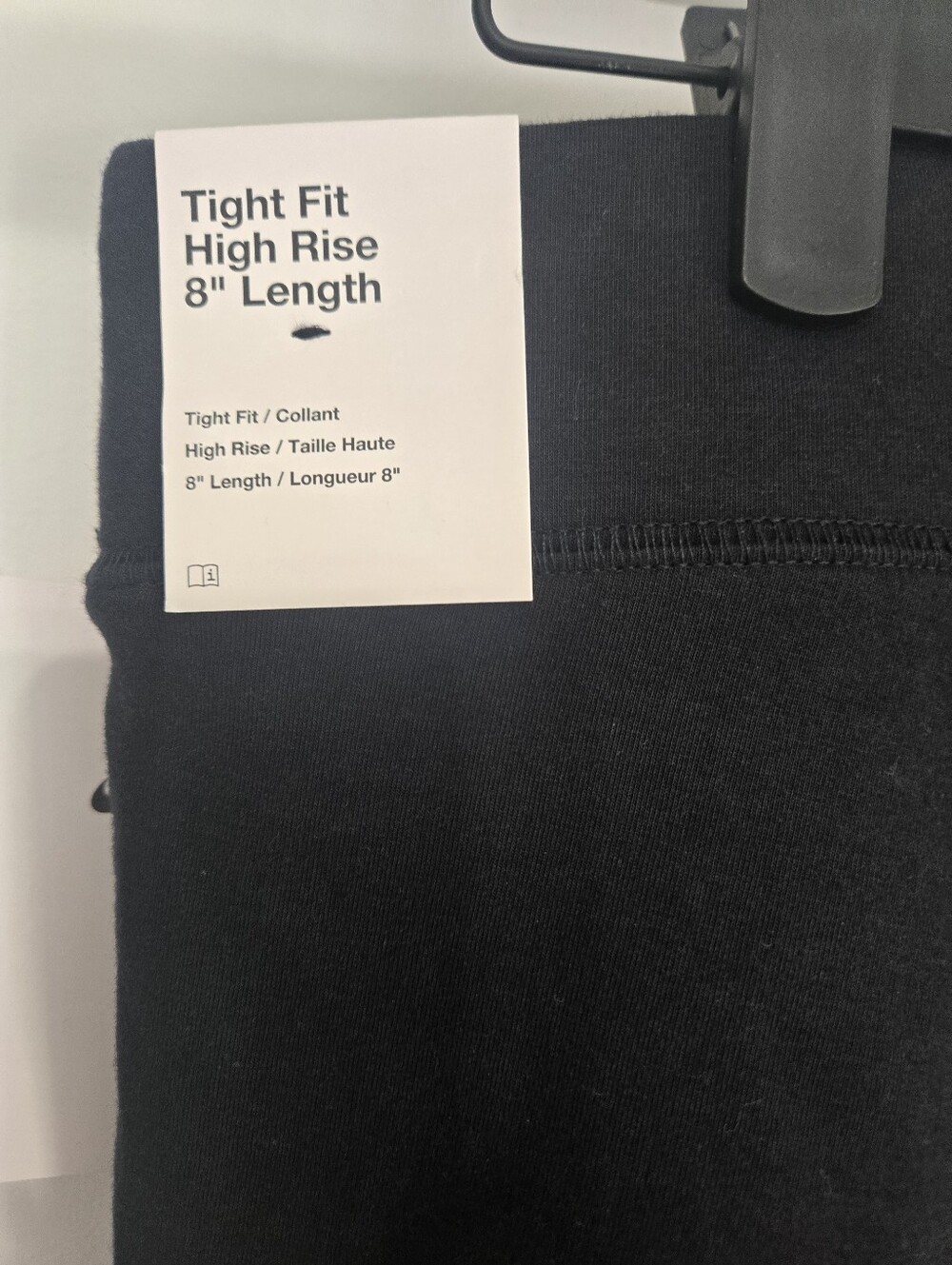 New. Nike Women’s High Rise 8” Bike Shorts Black Size Large - Picture 5 of 5